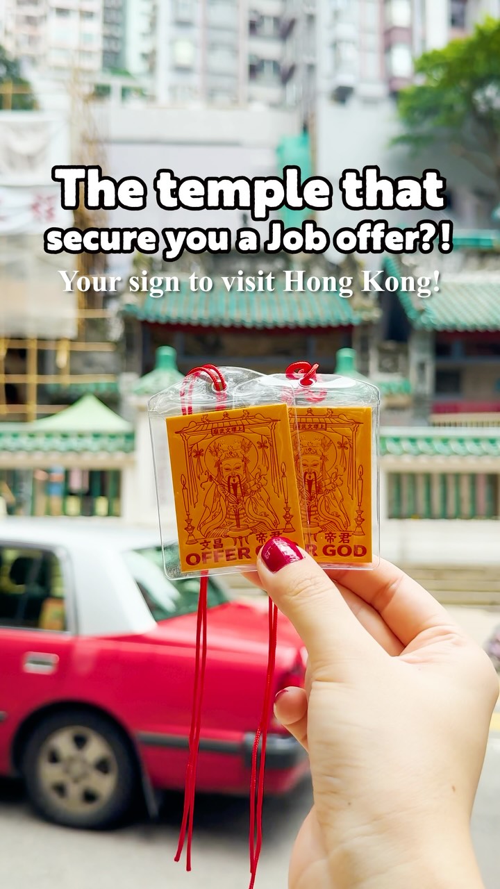 Man Mo Temple Offers Wishes For Job Success