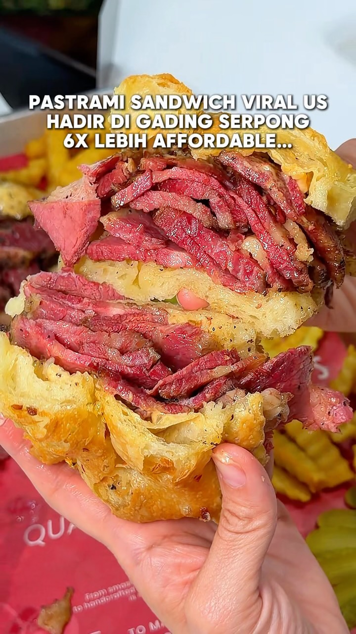 Rocky's BBQ Pastrami Sandwiches in Gading Serpong