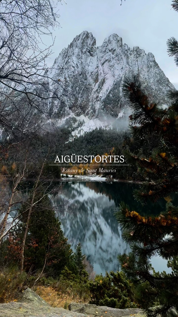 Pyrenean Peaks and Autumnal Lakes