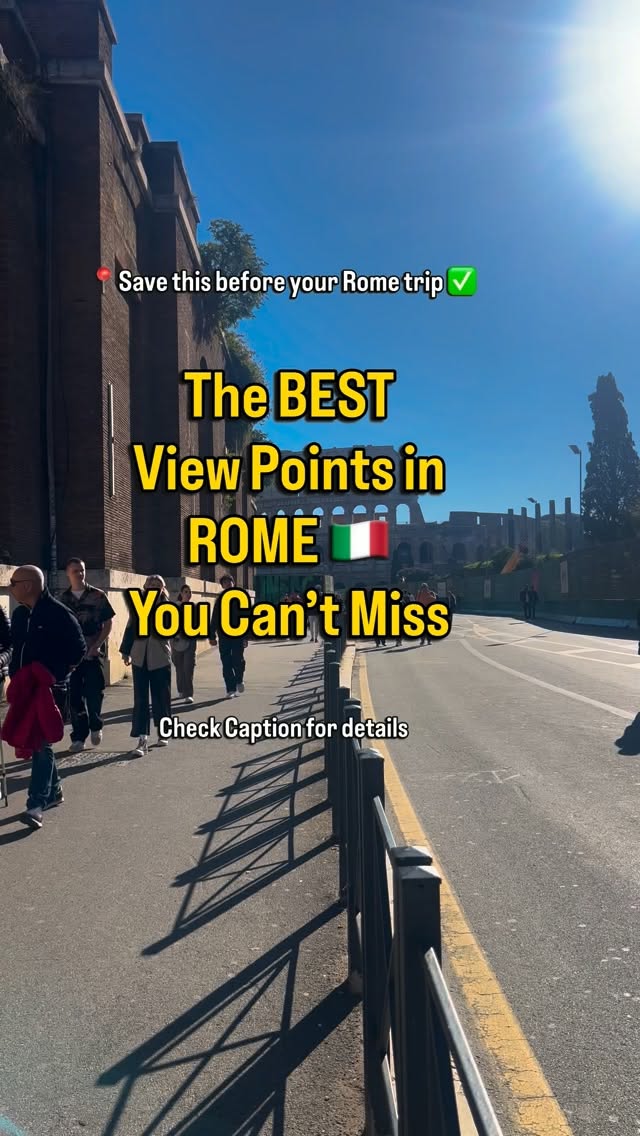 Best Viewpoints and Overlooks in Rome