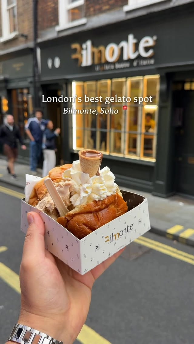 Soho's Bilmonte Offers Delicious Bun Brioscia Gelato
