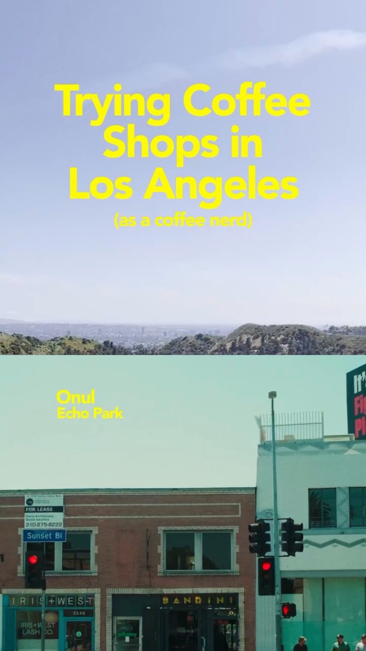 Los Angeles Specialty Coffee Shops Tour