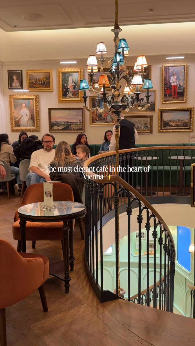 Elegant Viennese Cafes Across From Opera House