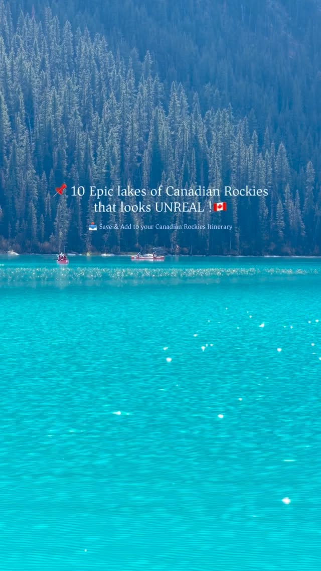 10 Unreal Lakes Of The Canadian Rockies