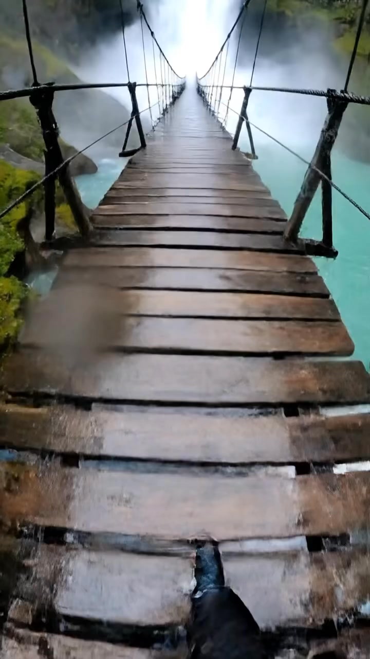 Riva's Waterfall Suspension Bridge and Forest Path