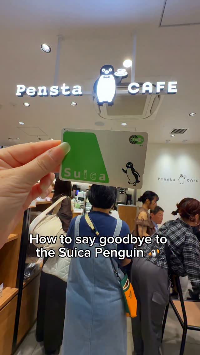 Pensta Cafe Features Suica Penguin Farewell