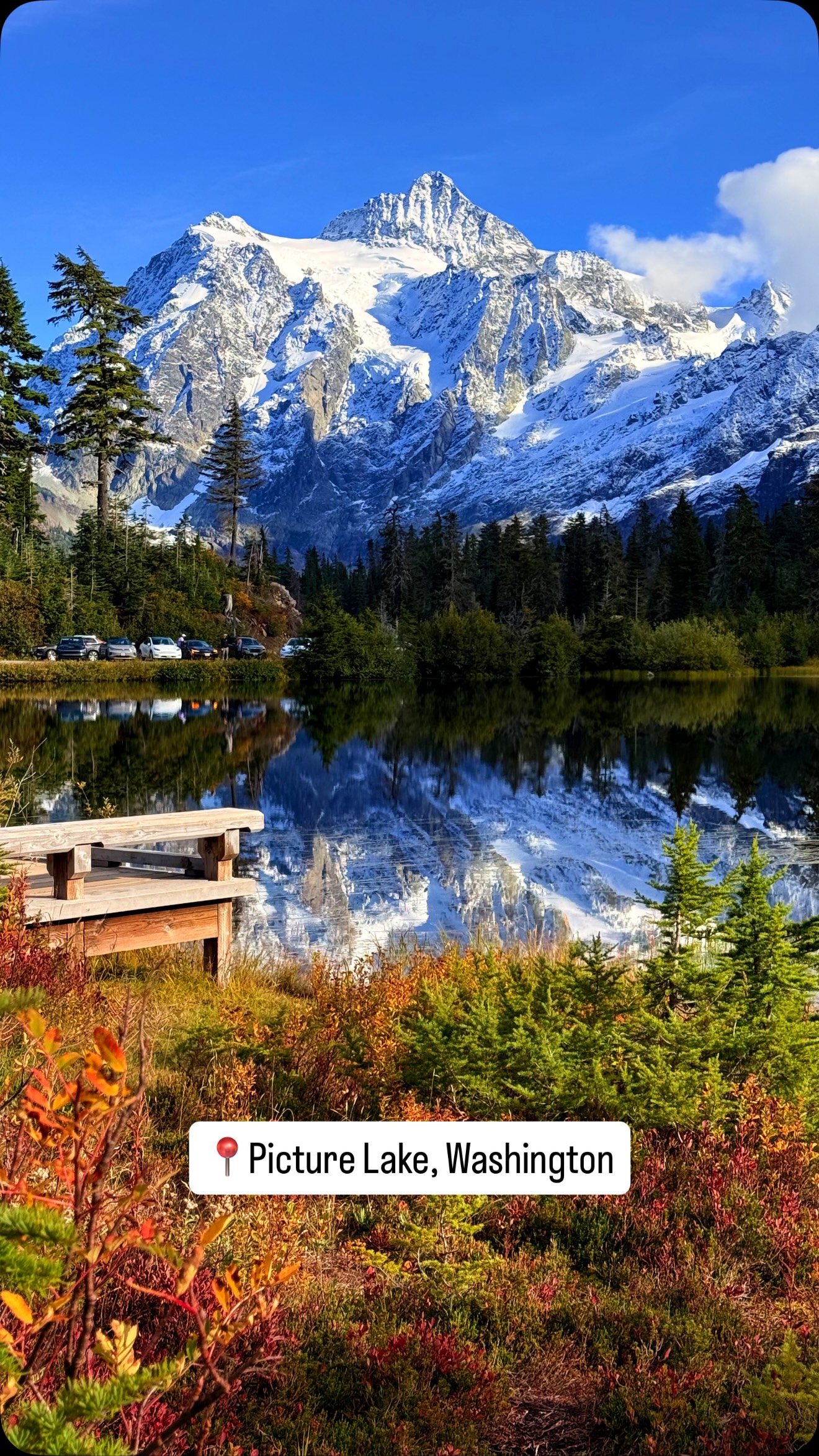 Picture Lake, Mount Baker, and Shuksan Views