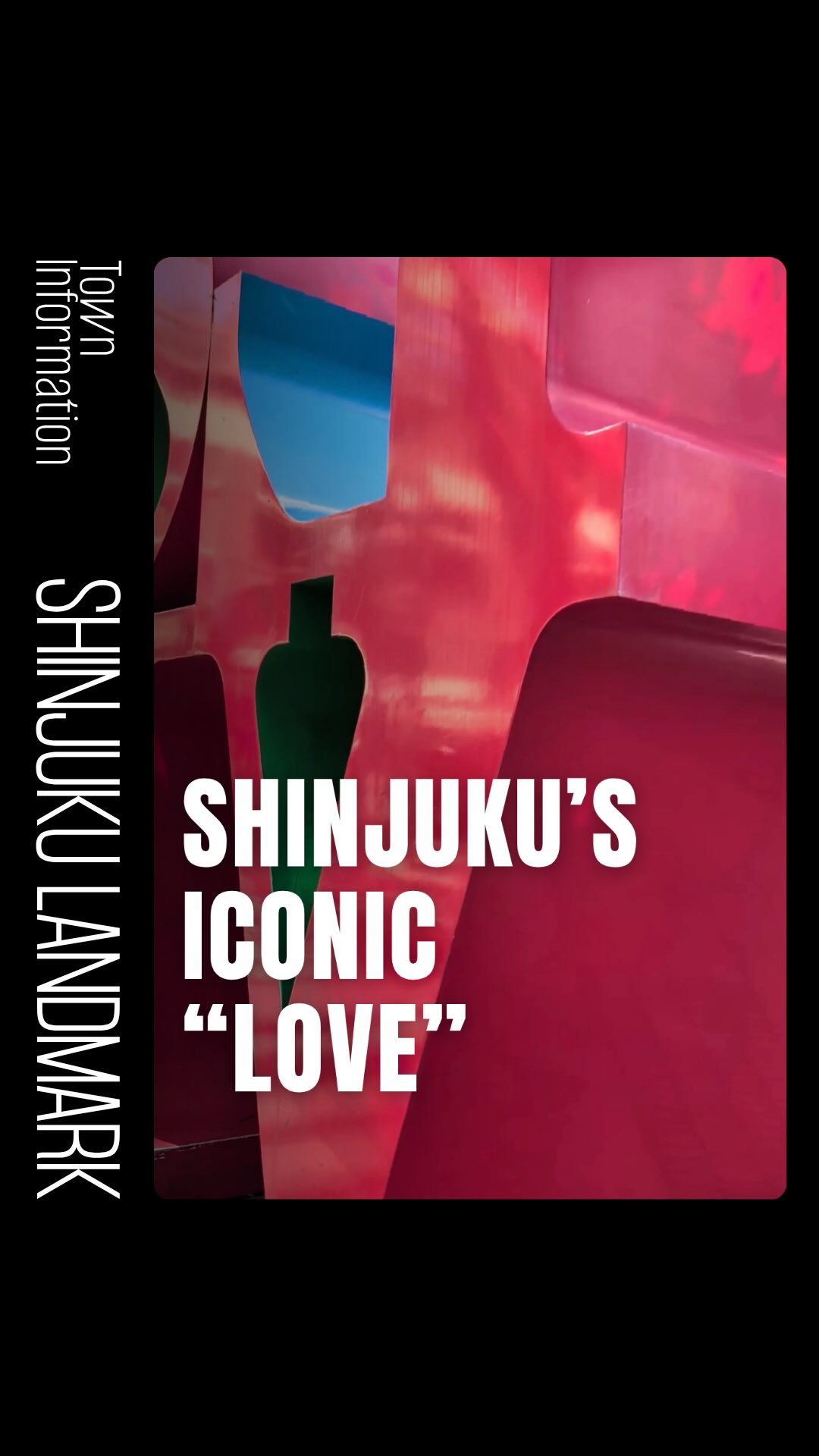 Iconic Love Sculpture in Tokyo