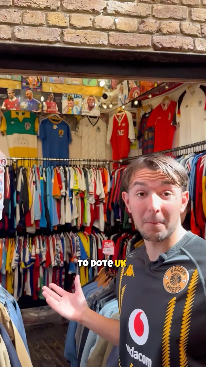 Camden Market's Vintage Football Shirt Finds