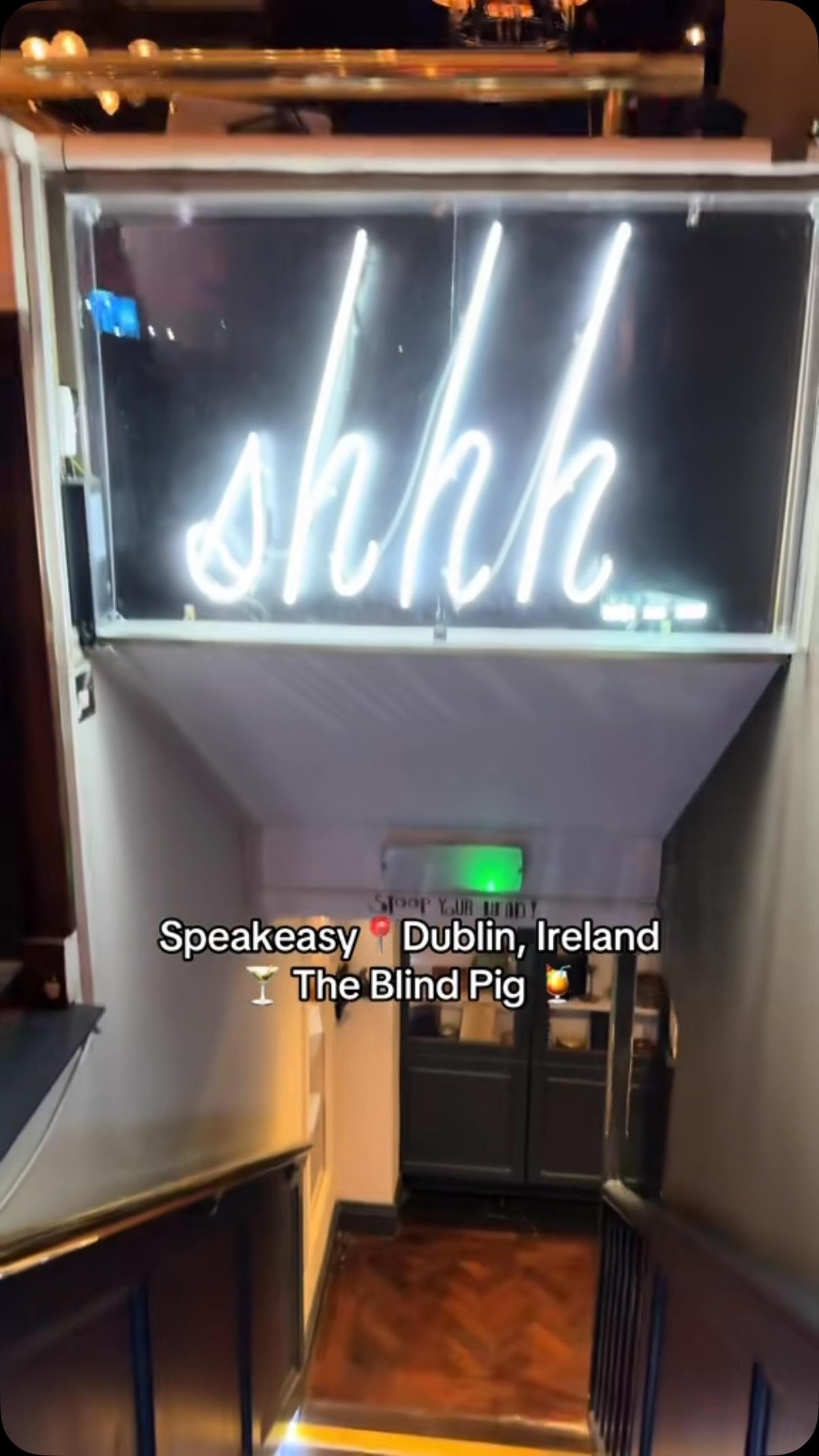 Hidden Speakeasy Bar Revealed in Dublin
