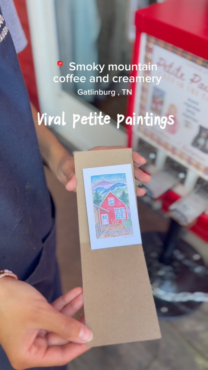 Smoky Mountain Coffee Features Petite Painting Souvenirs