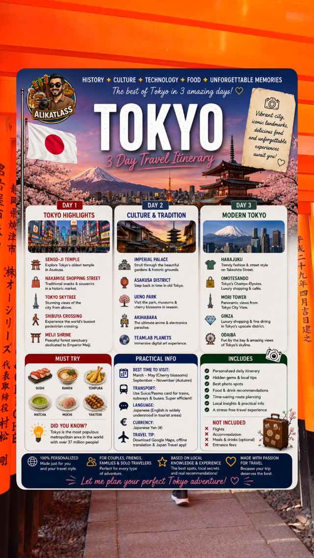 Explore Tokyo's Culture, Tradition, and Modern Marvels