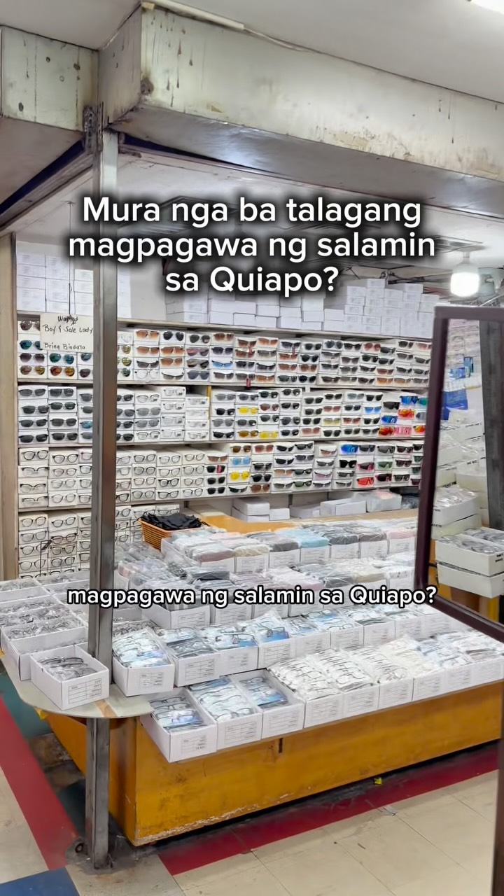 Quiapo's Optical Shops Offer Affordable Eyeglasses