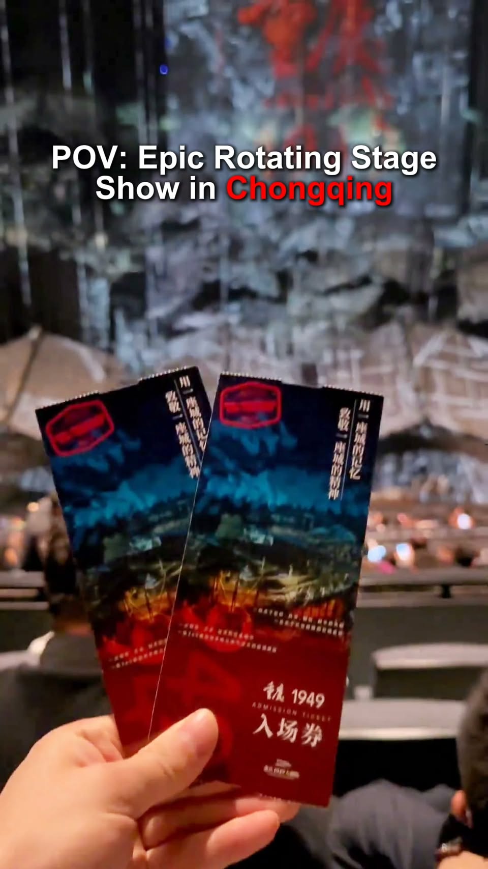 Chongqing Grand Theatre's Rotating Stage Show