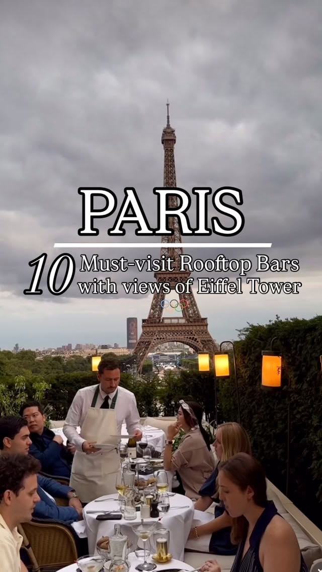 Paris Rooftop Bars With Eiffel Tower Views