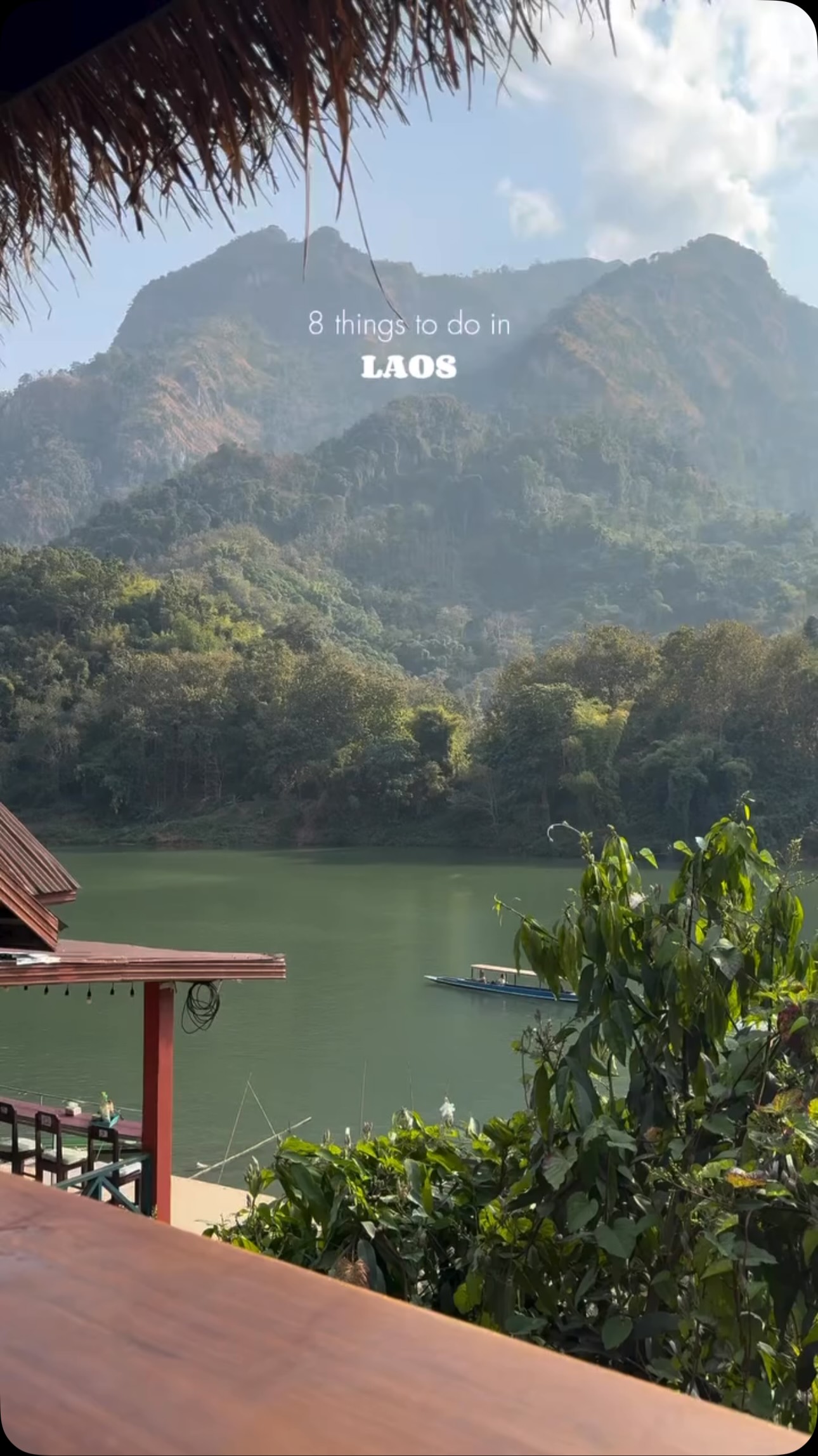 Scenic Waterfalls And Viewpoints Of Laos