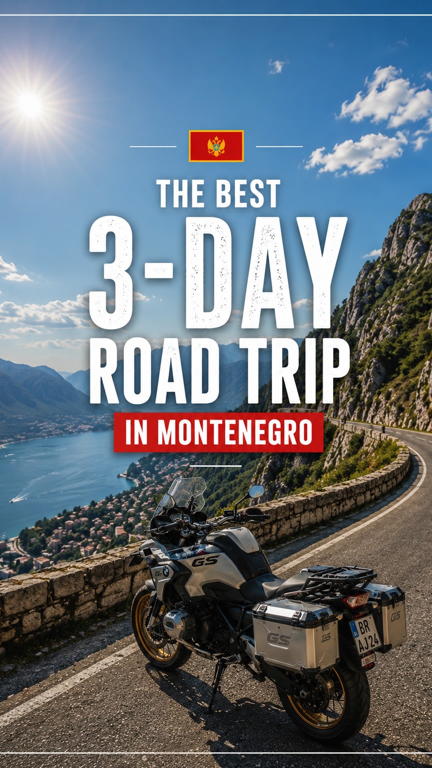 Montenegro Motorcycle Route: Kotor, Lovcen, Cetinje