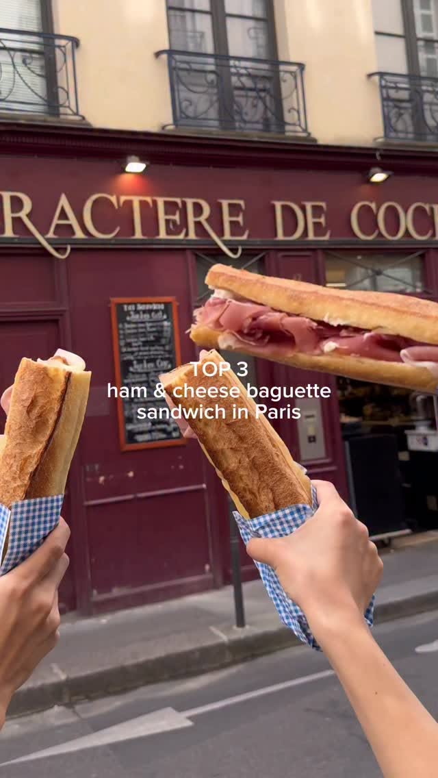 Paris's Top Ham and Cheese Baguette Spots