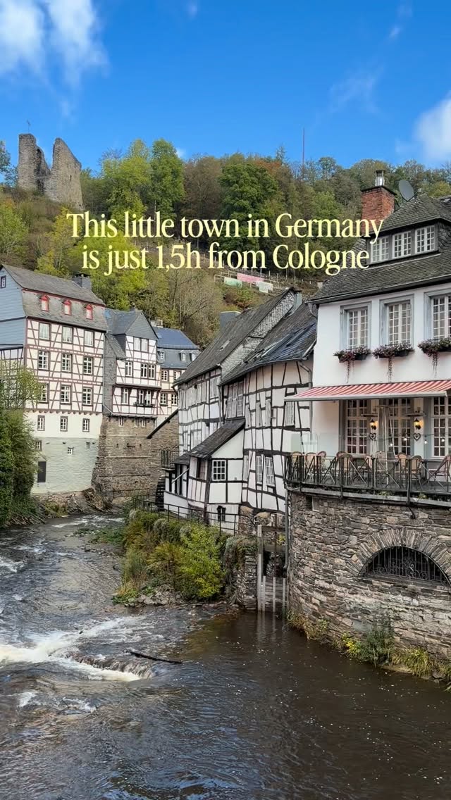 Charming German Town: Monschau's Fairytale Atmosphere