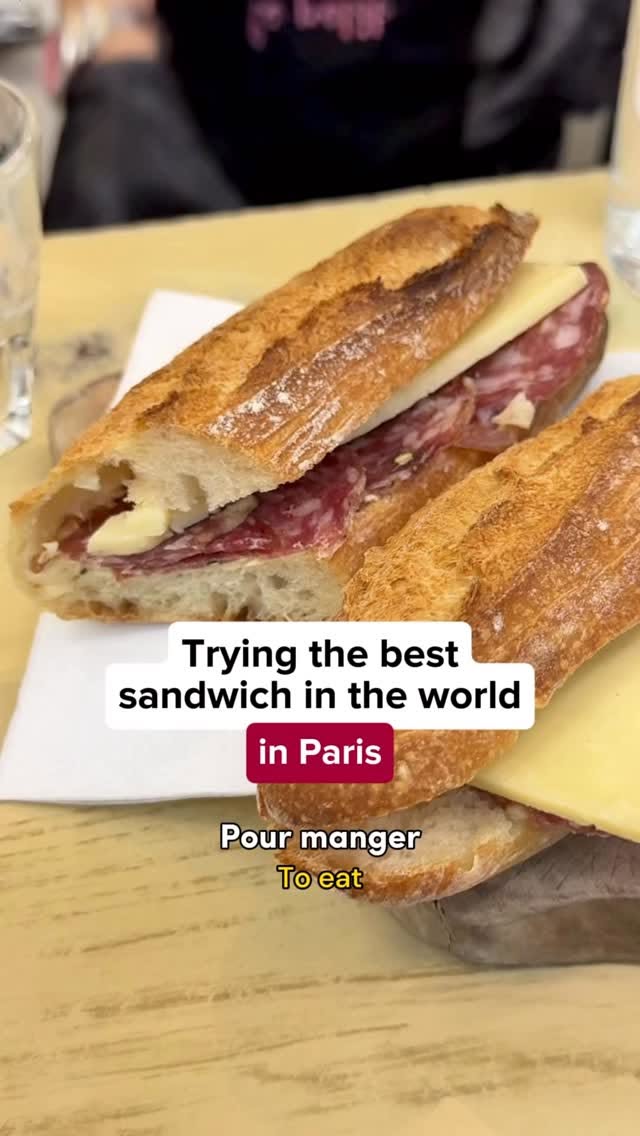 Paris Bistro Famous For Best Jambon Beurre