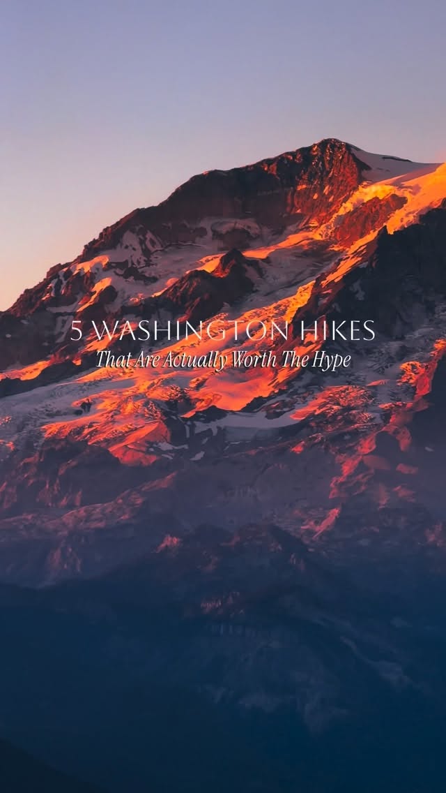 Top Washington Hiking Trails In National Parks