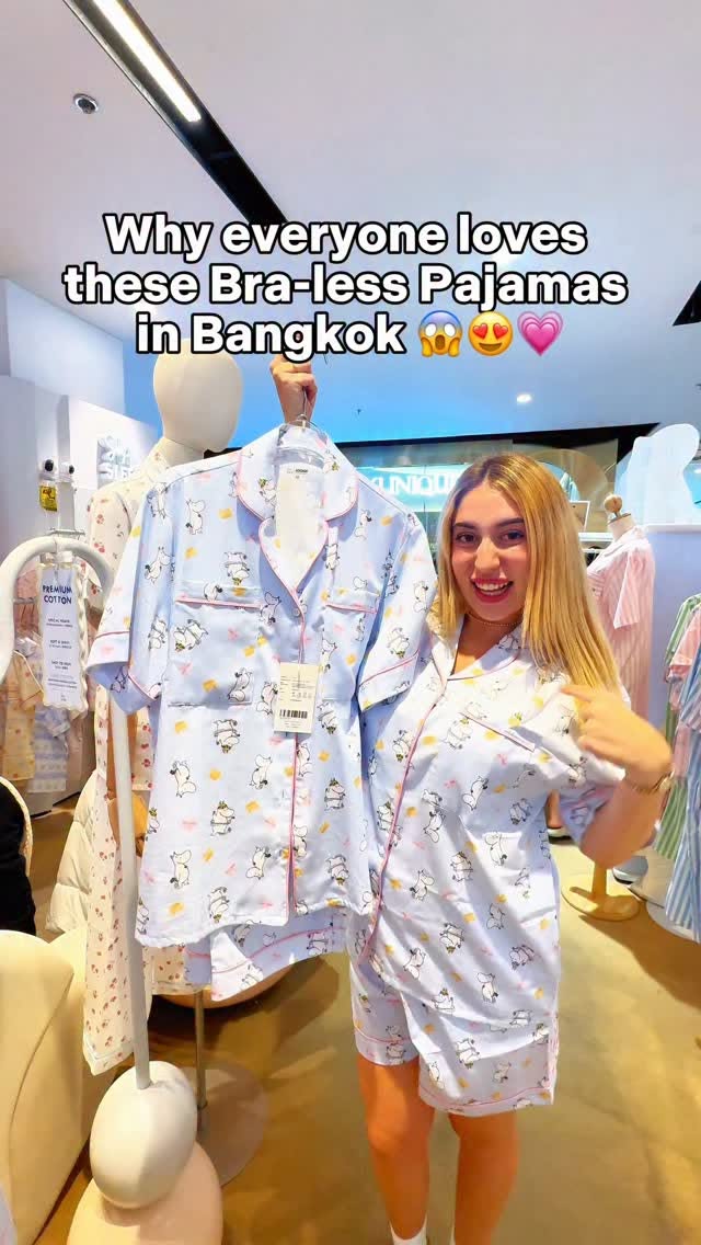 Bangkok's Bra-less Pajamas at CentralWorld