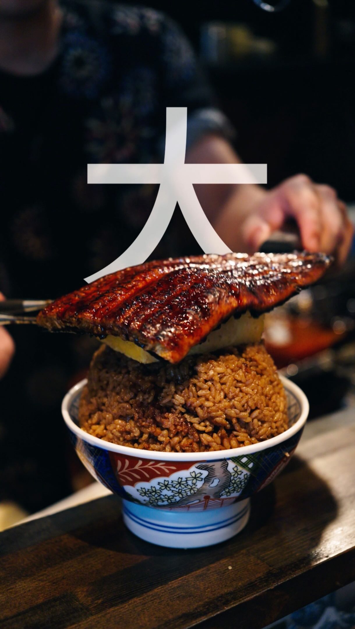 Giant Unagi Don From Tokyo Restaurant