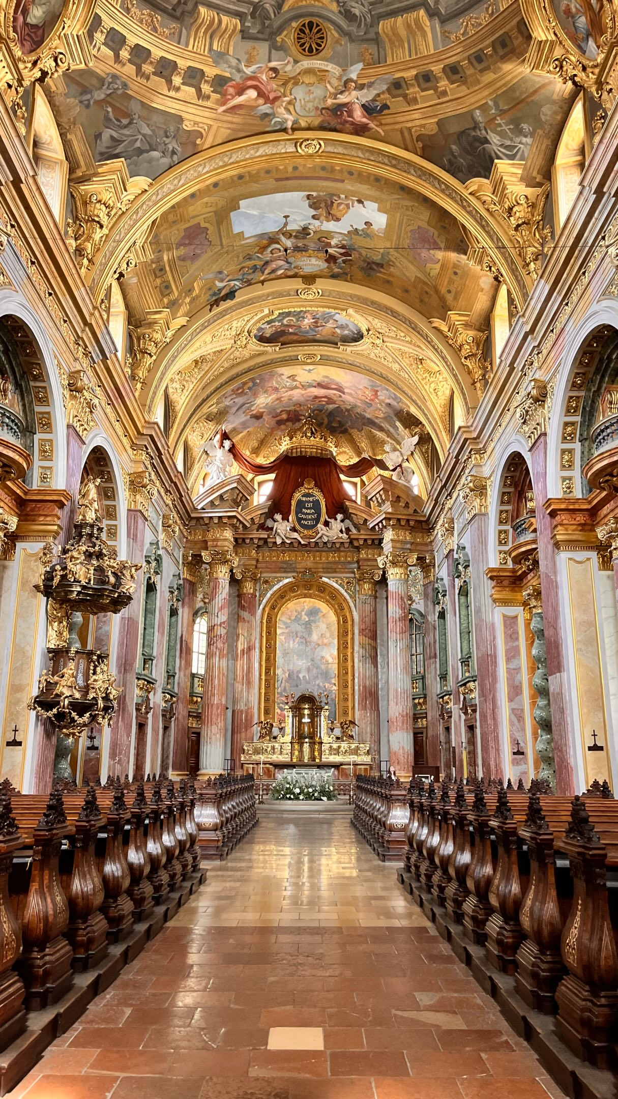 Vienna's Lavishly Decorated Jesuit Church