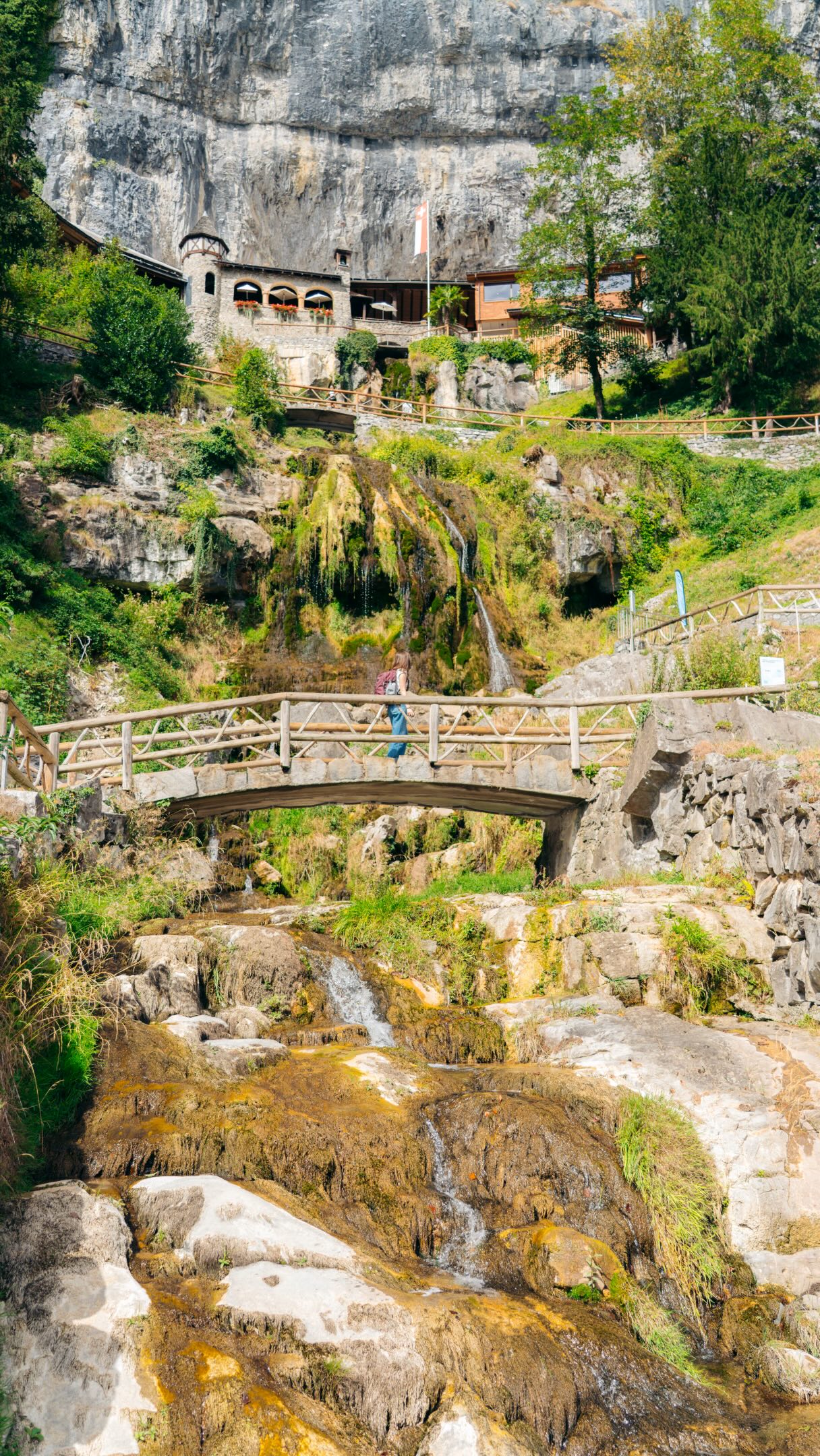 Cave Entrance Overlooking Lake Thun
