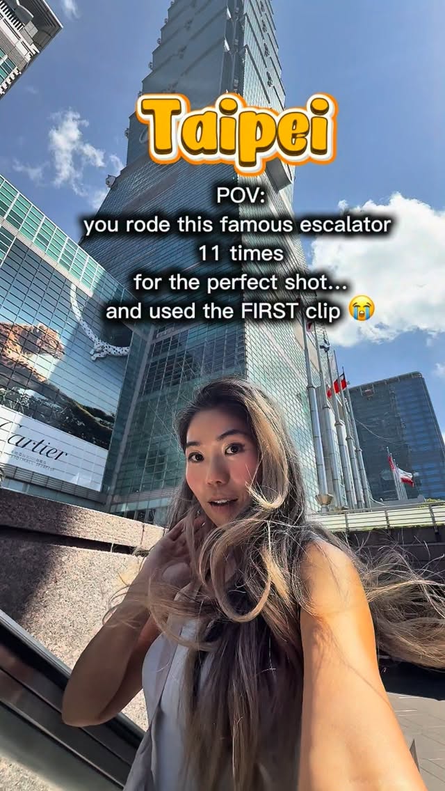 Taipei 101 Shopping Center's Instagrammable Escalator