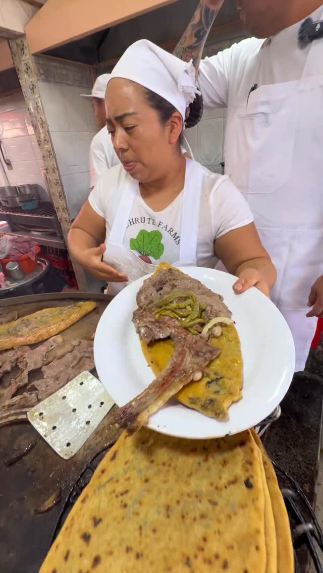 Mexico City Market Huaraches With Generous Portions