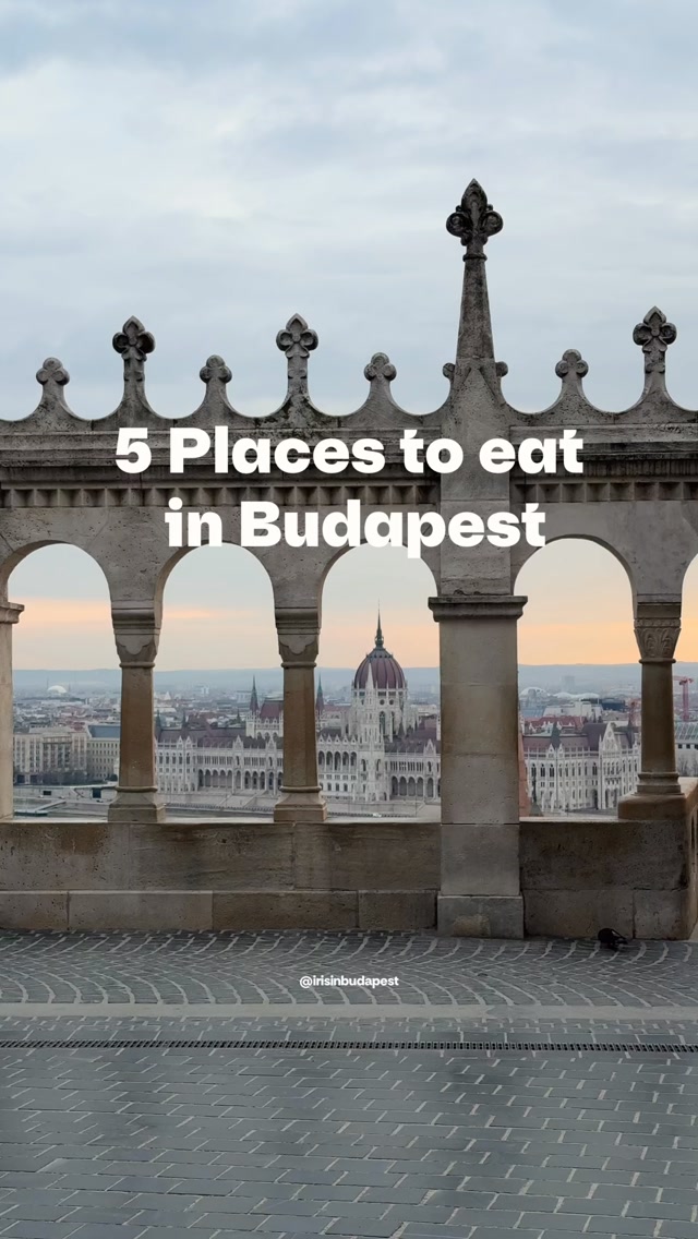 Five Recommended Restaurants in Budapest