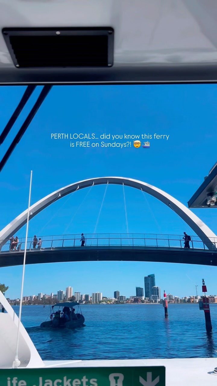 Perth's Free Sunday Ferry Service