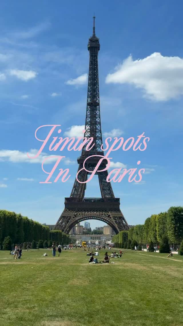 Jimin's Paris Hotspots: Eiffel Tower to Perrotin Gallery