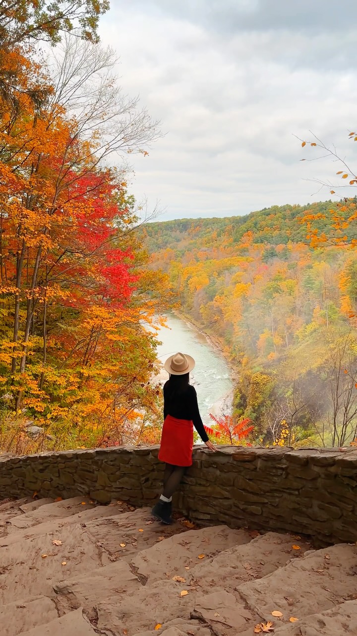 Letchworth State Park's Autumn Waterfalls and Scenic Drives