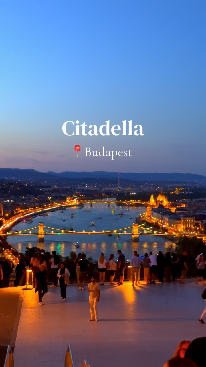 Budapest Night Views From Citadella