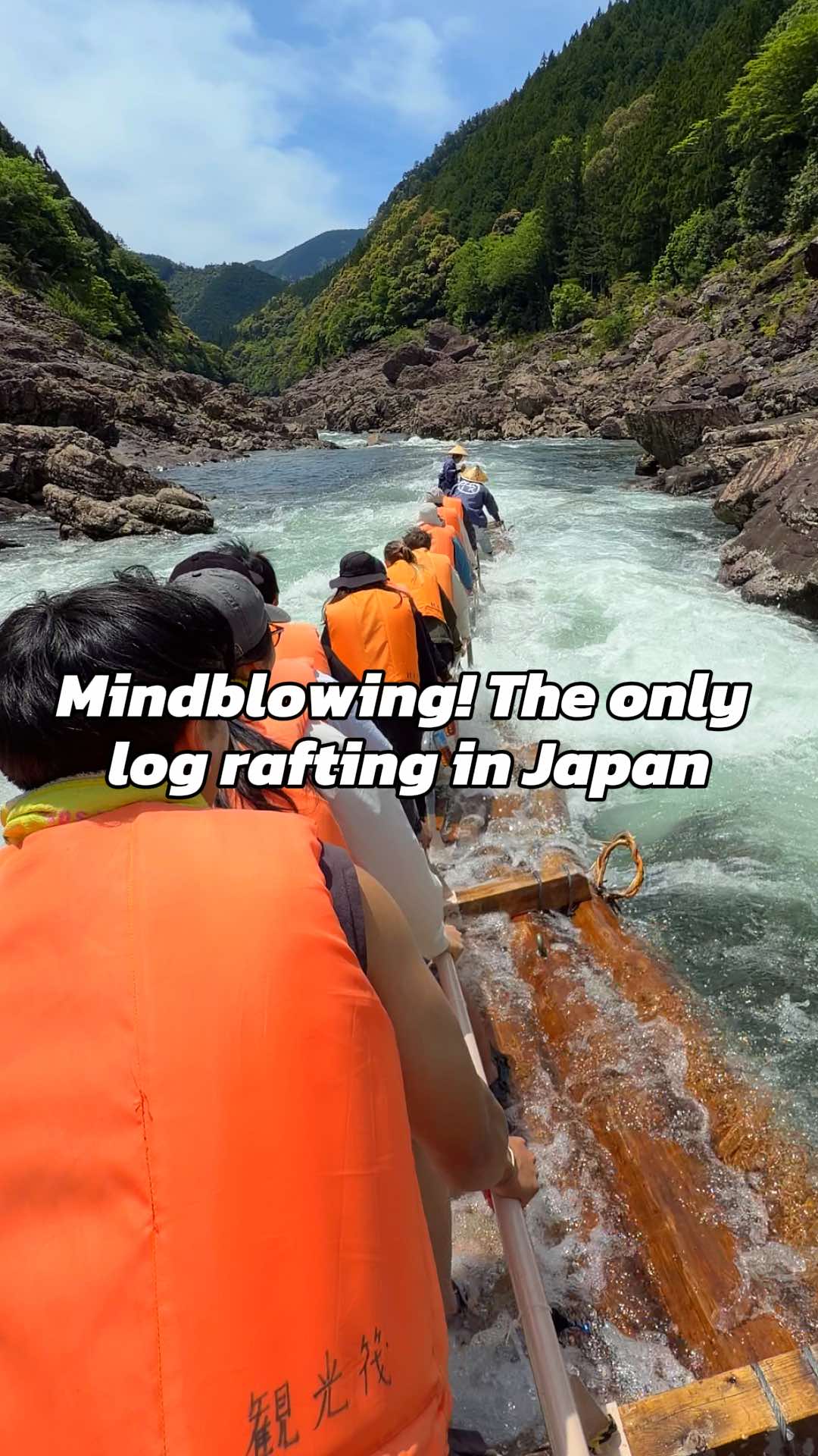 Experience Japan's Unique Kitayama River Log Rafting