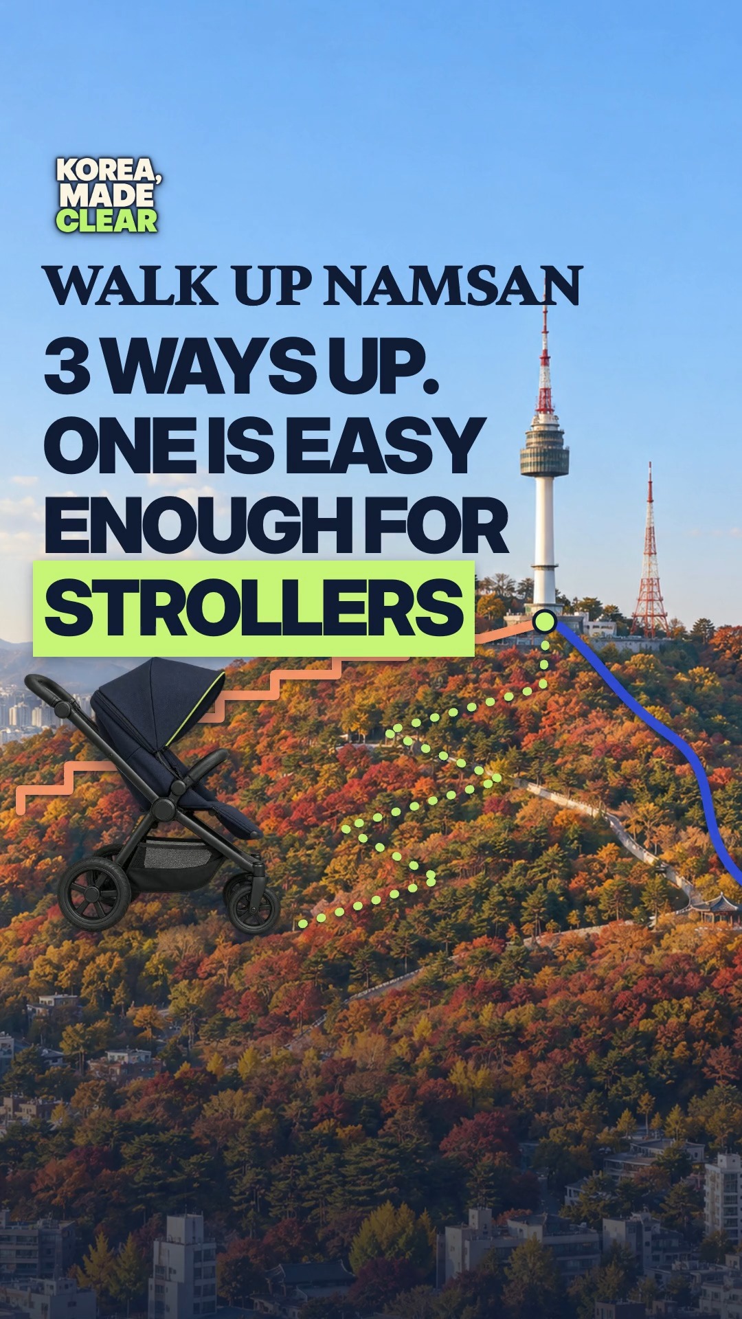 Namsan Mountain Trails In Seoul