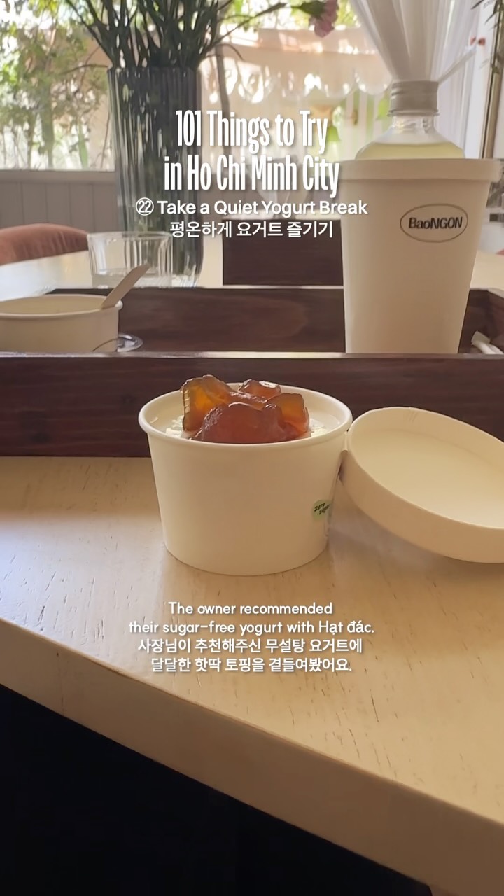 BaoNGON Thảo Điền: Yogurt Cafe With Sustainable Practices