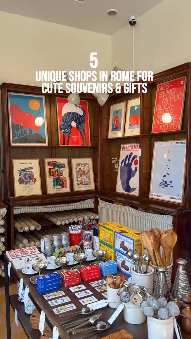 Rome's Unique Shops for Italian Gifts