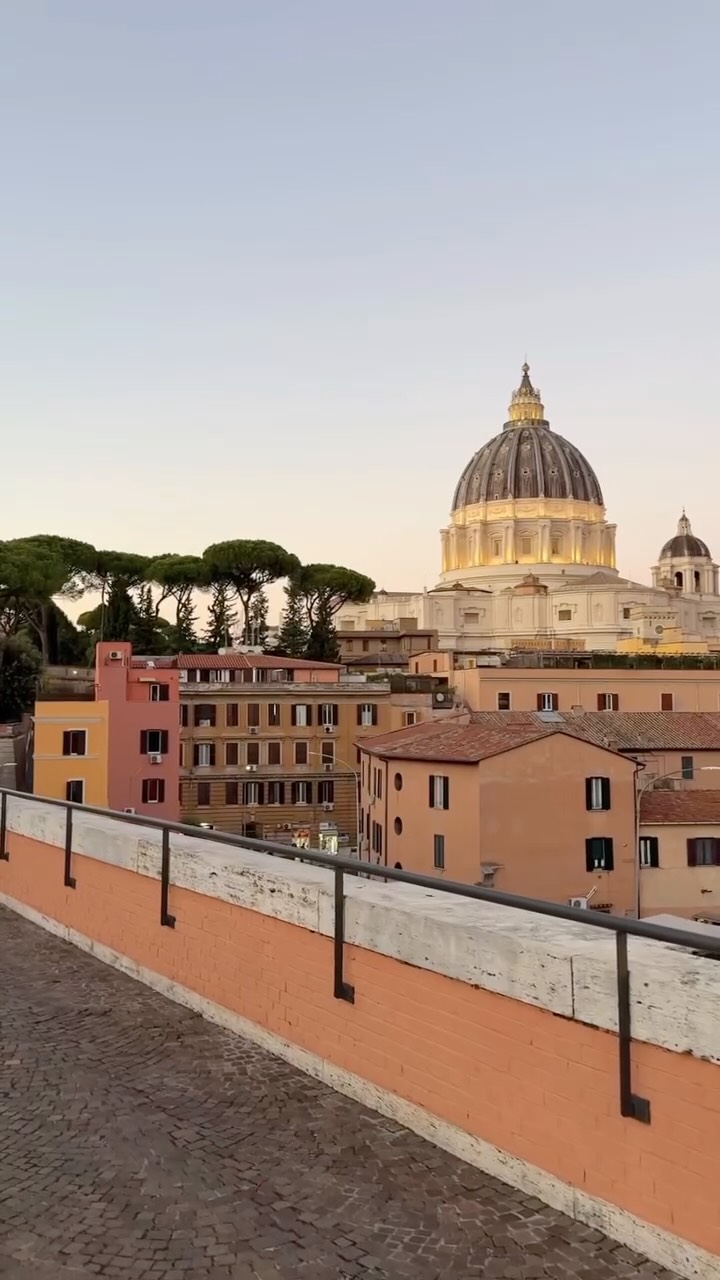 Hidden Rome Path With St. Peter's Basilica View
