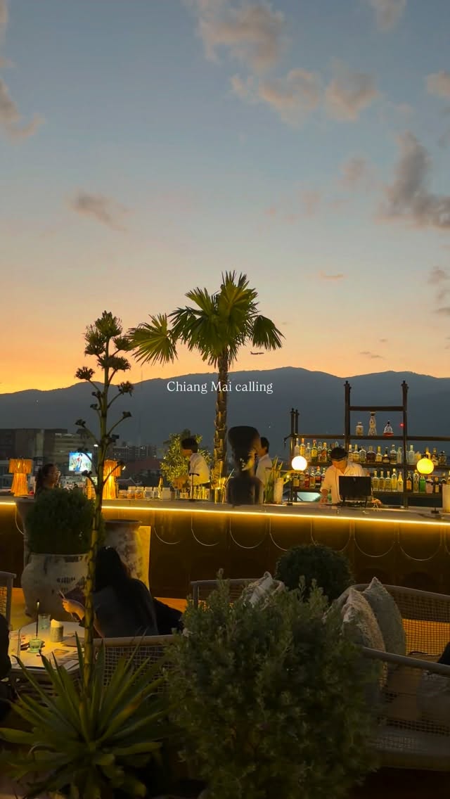 Chiang Mai Rooftop Bar Offers Sunset Views