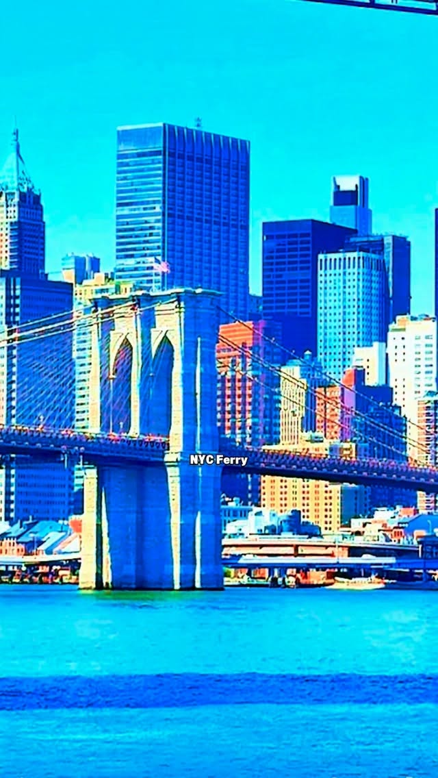 NYC East River Ferry Ride Views Iconic Landmarks