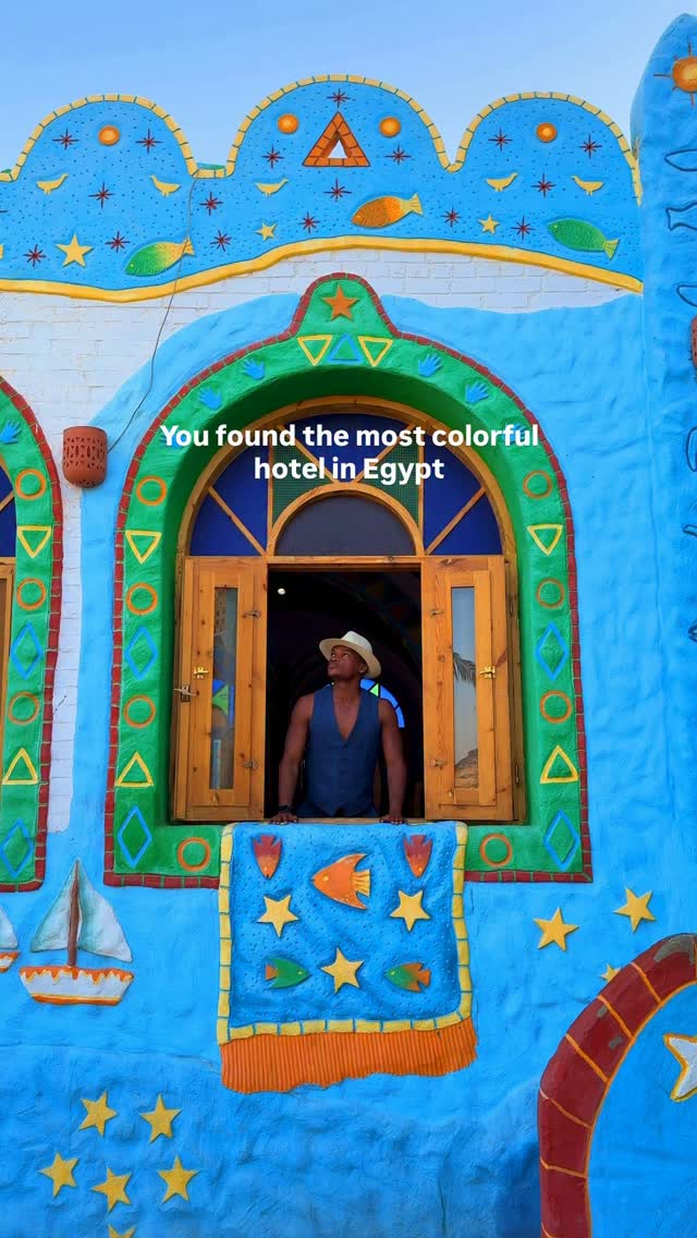 Kato Dool Resort's Colorful Nubian Architecture