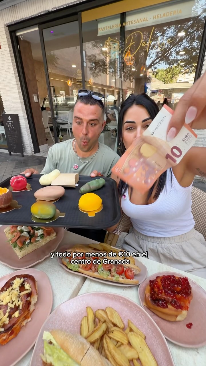 Bakery and Plaza Featuring Viral Desserts