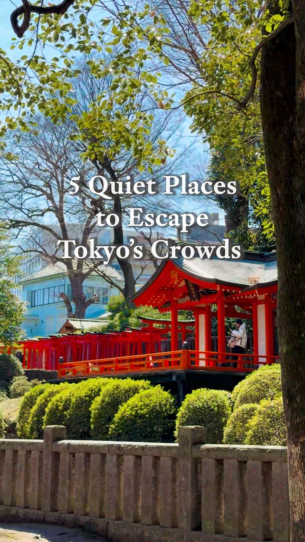 Five Serene Spots For Quiet Tokyo Escapes