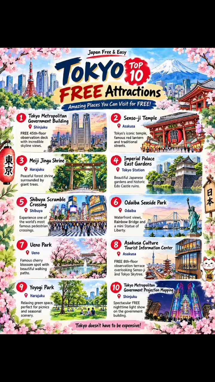 Free Tokyo Attractions For Budget Travelers