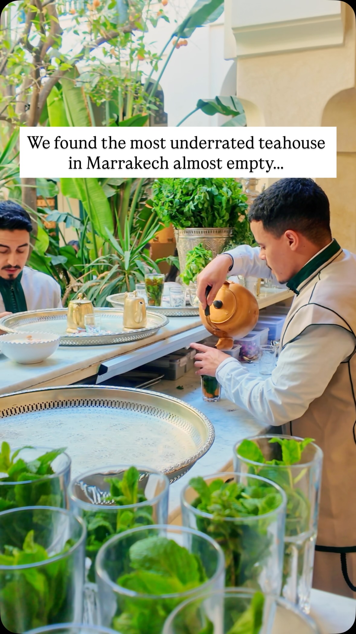 Marrakech Tea House Offers Traditional Atay Ceremony