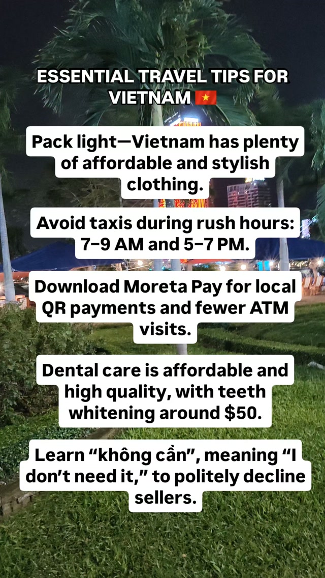 Vietnam Travel Tips: Packing Light and Saving Money