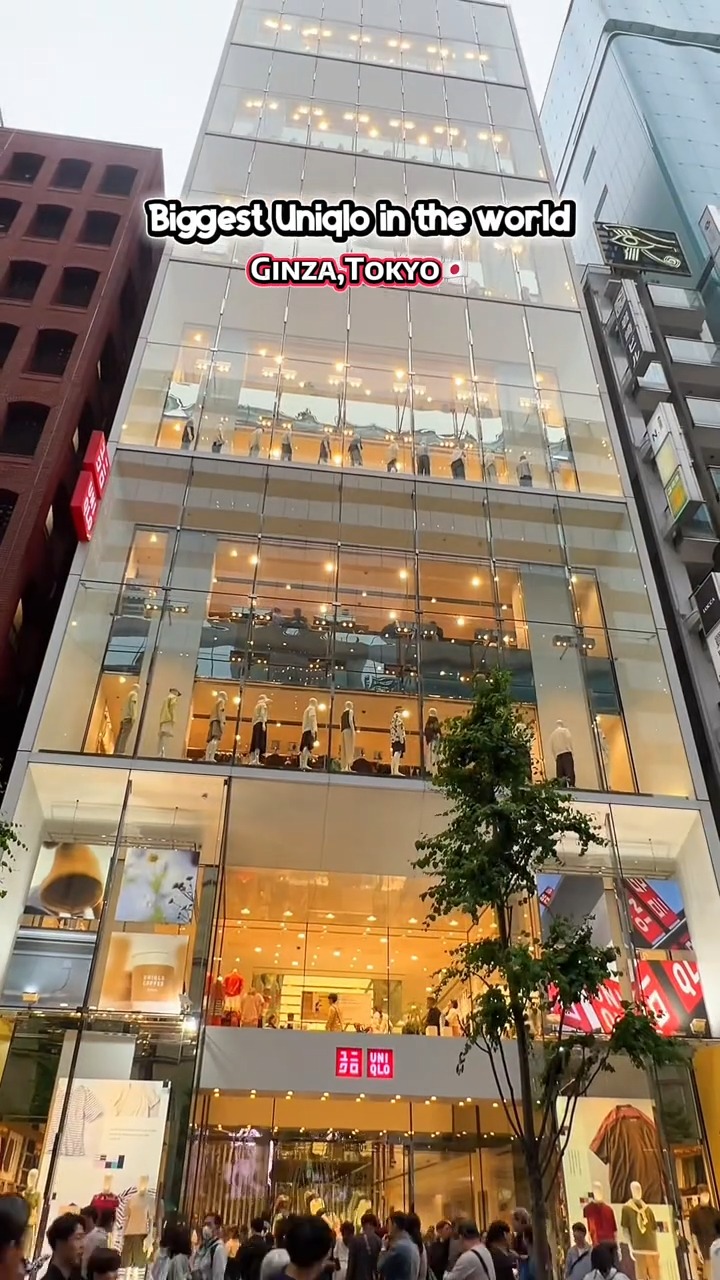 World's Largest Uniqlo Store in Ginza